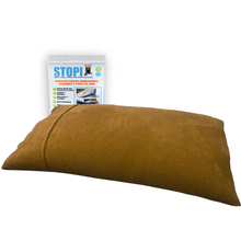 Cargar imagen en el visor de la galería, STOPI Diamante Plus Cafe-visión frontal hidratado con su bolsa STOPI.MX