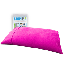 Cargar imagen en el visor de la galería, STOPI Diamante Plus Rosa-visión frontal hidratado con su bolsa STOPI.MX