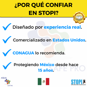 STOPI-viñetas resaltando diferentes ventajas de la marca STOPI.MX