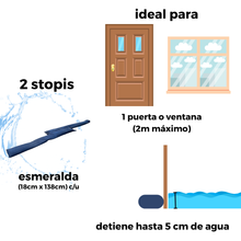 Cargar imagen en el visor de la galería, Esmeralda Plus | Ejemplo de colocación del STOPI en puerta, ventanas y altura que llega a detener STOPI.MX